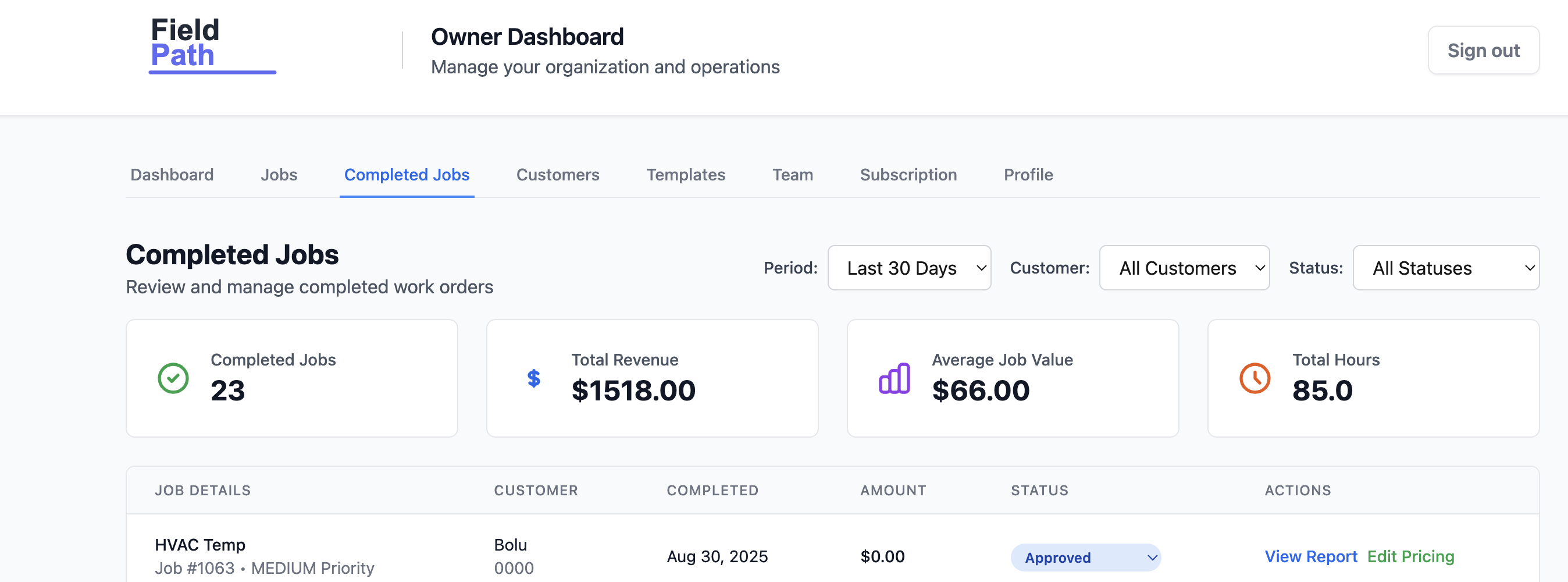 FieldPathPro field service management platform